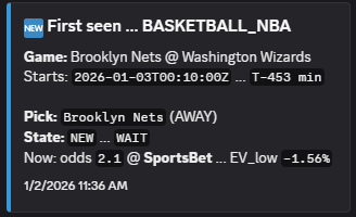 ArbitrageBeast Discord embed screenshot 8